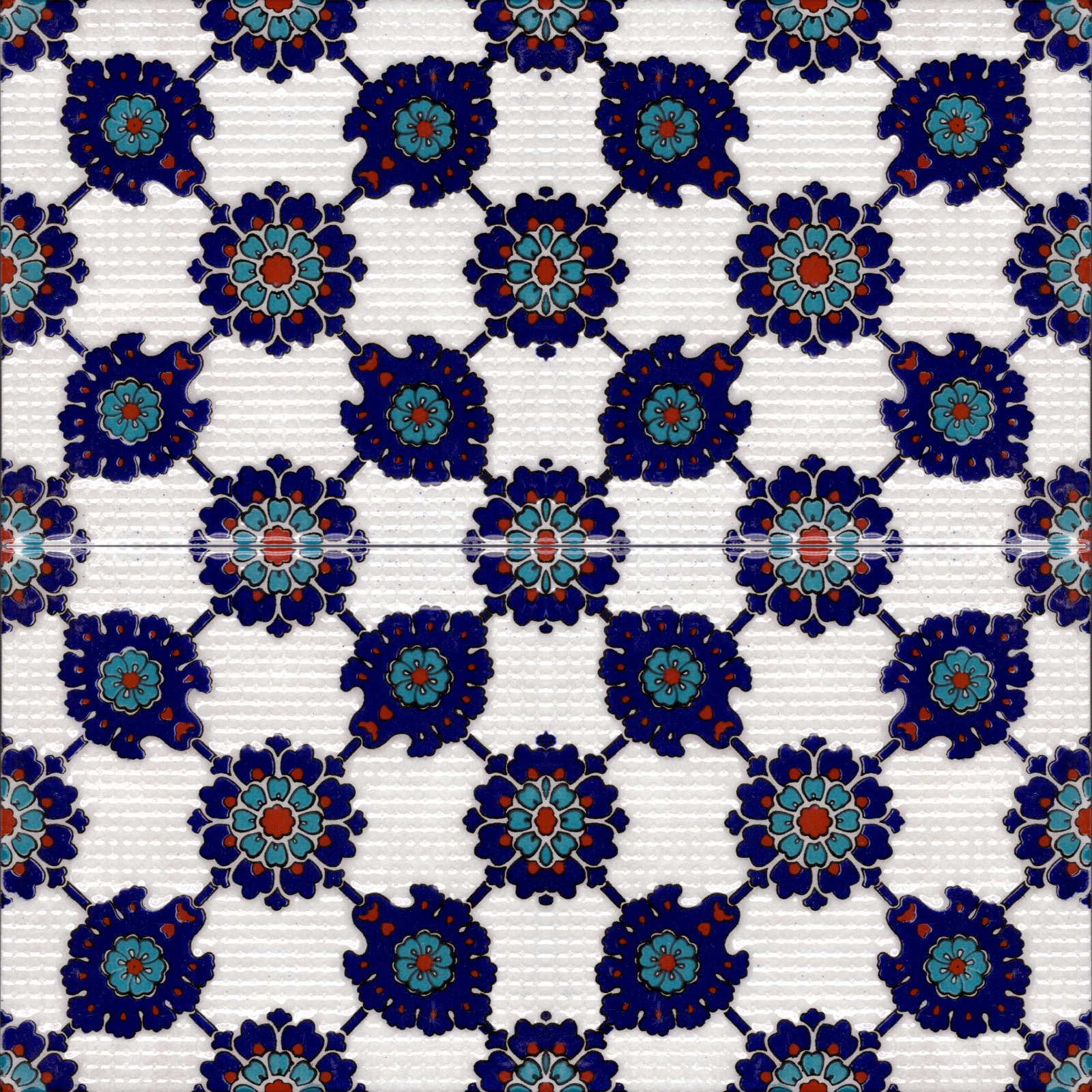 20x20 cm Çini Karo P-16